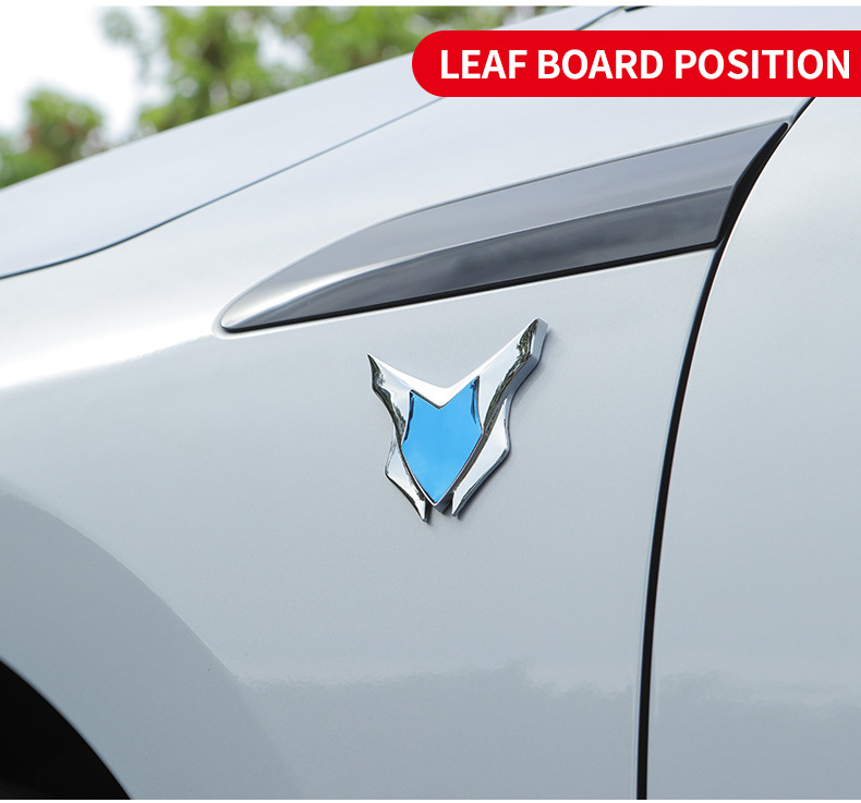 Logo Pattern Design for Cars, Motorcycles, Electric Vehicles, Personalized Modification Decoration Stickers, Zinc Alloy, Stainless Steel Metal