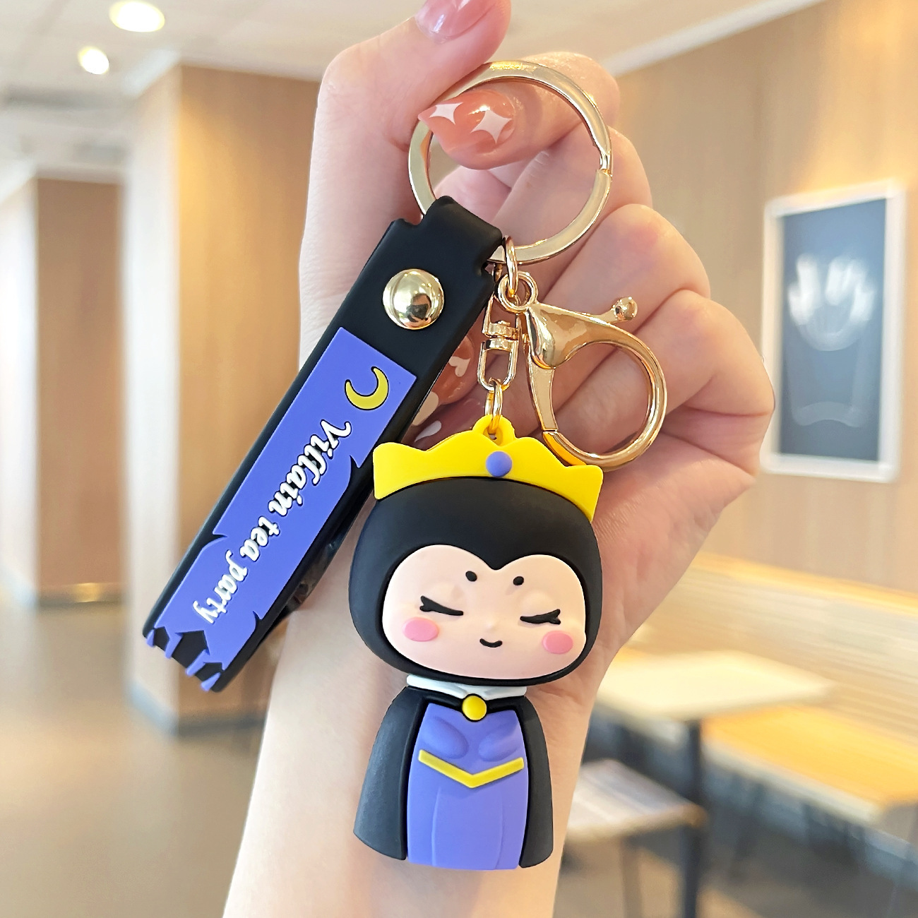 Venta directa de fábrica llavero colgante pequeño muñeca tridimensional llavero de coche mochila escolar colgante puesto al por mayor productos pequeños