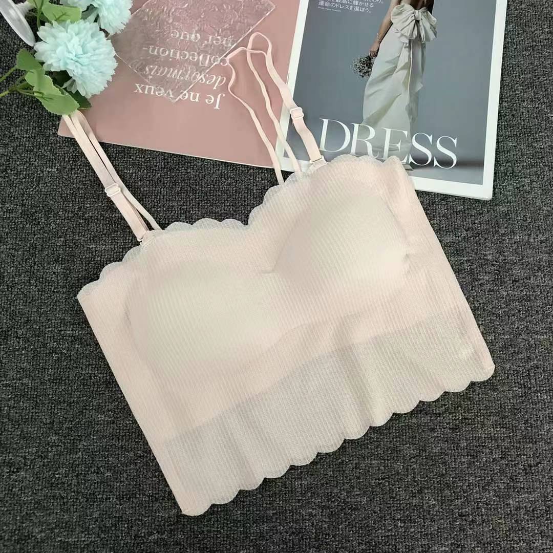 Nueva taza fija sin marcas de alta calidad chaleco de dama sin anillo de acero bra de yoga ropa interior deportiva mujer al por mayor