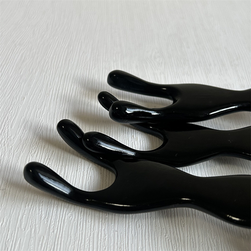 Horn Meridian Massage Comb Five Claw Rake Guasha Board Facial Beauty Tool 10-15CM specifications