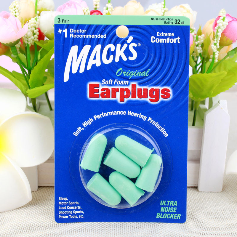 3副装アメリカmack'sマーク耳栓騒音防止睡眠いびき防止神器防音騒音低減|undefined