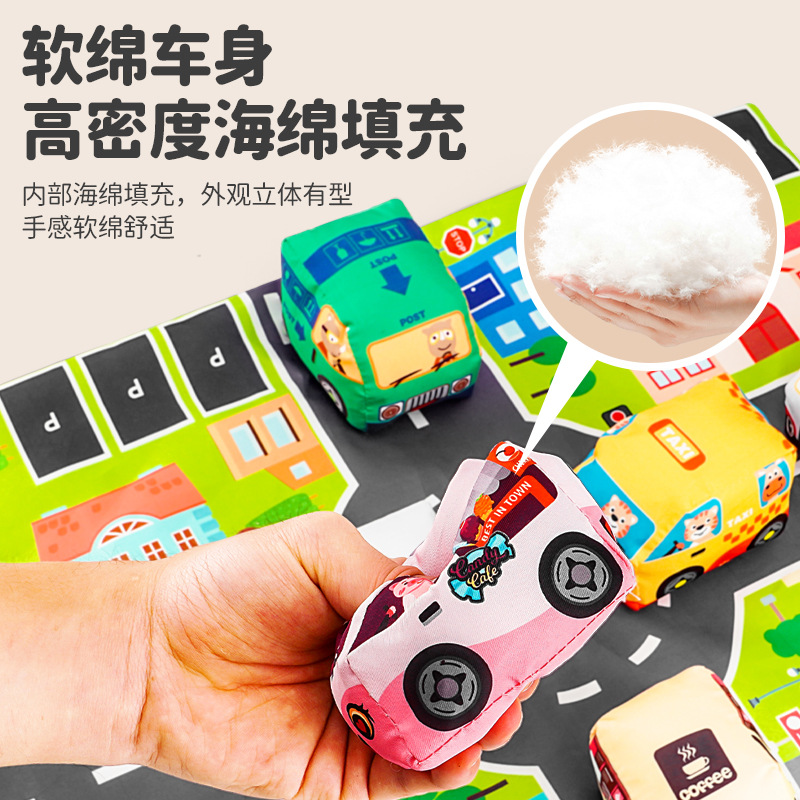 Juguetes para niños con bolsas de mano transfronterizas TK almohadilla de juego se puede combinar con bolsas de automóviles estacionamiento