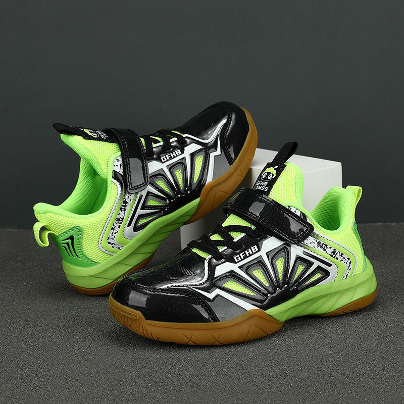Zapatos de bádminton para niños 25 primavera, entrenamiento de competencia profesional para niños y niñas, zapatos antideslizantes transpirables