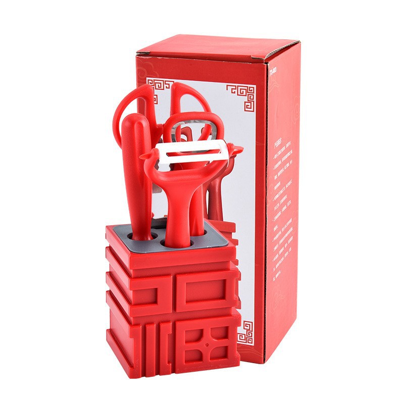 Juego de gadgets de cocina Juego de 6 piezas de cuchillo para cortar frutas