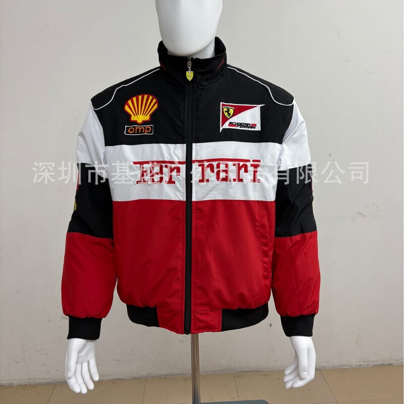 F1 Racing Suit Embroidered Jacket Full Style Retro Motorcycle Cycling Suit Baseball Suit F1 Red Bull Jacket Supports Customization F1 Racing Suit Embroidered Jacket Full Style Retro Motorcycle Cycling Suit Baseball Suit F1 Red Bull Jacket Supports Customization