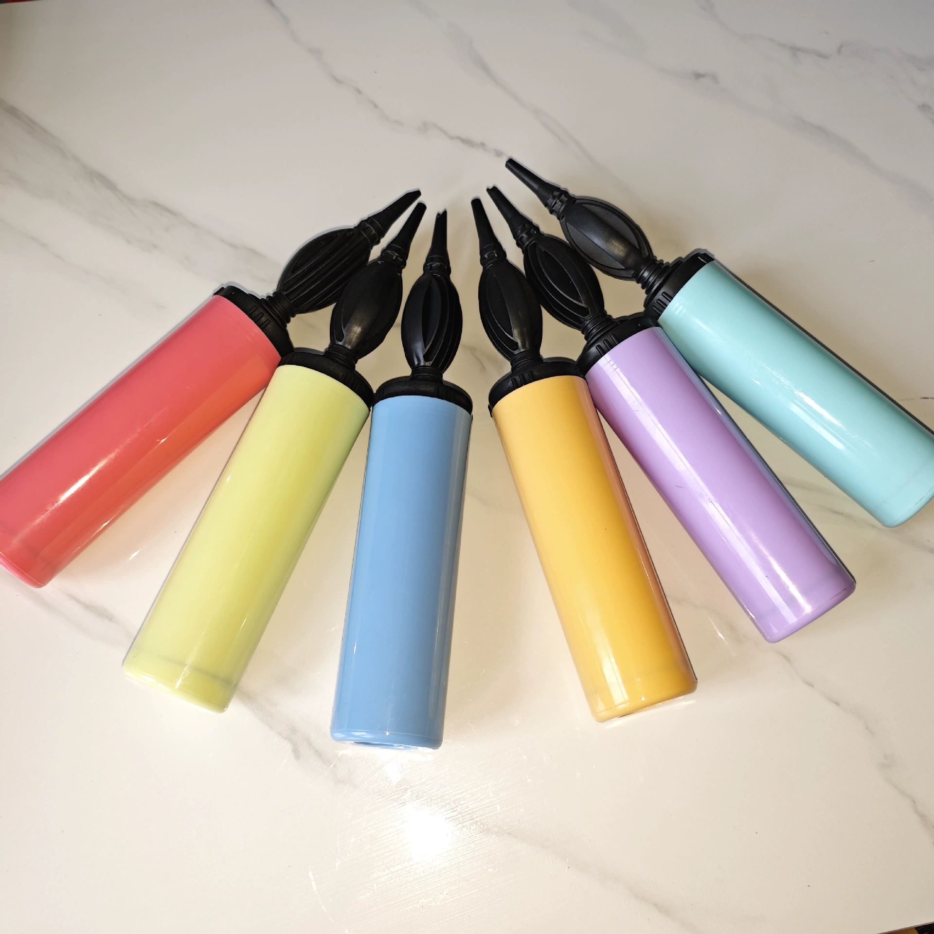 Воздушный шар ручной толчок надувной цилиндр Macaron цвет воздушный шар надувной инструмент портативный ручной насос надувной насос оптом