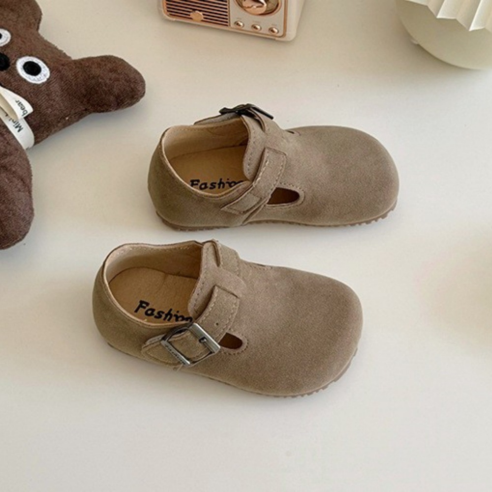 Zapatos de verano para niños Boeken nuevos zapatos de estilo coreano para niñas zapatos de cuero para niñas zapatos de soja retrógrados zapatos individuales