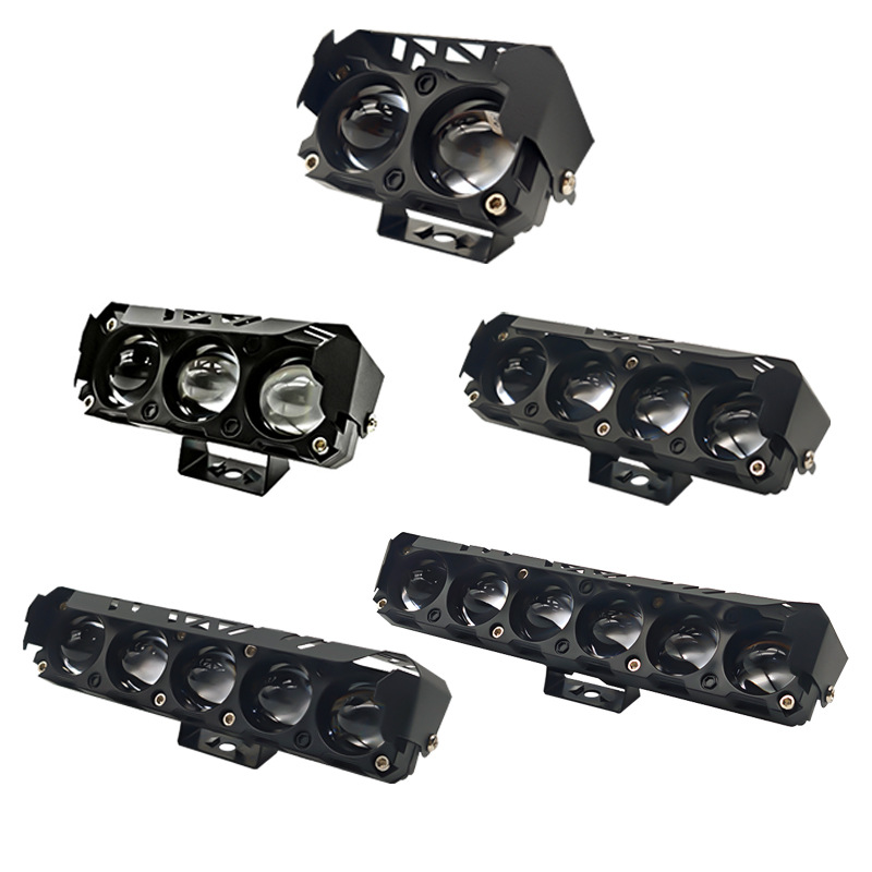 Modificación transfronteriza de los focos generales de las motocicletas, faros de los vehículos eléctricos, faros de luz amarilla y blanca, faros de pavimentación LED