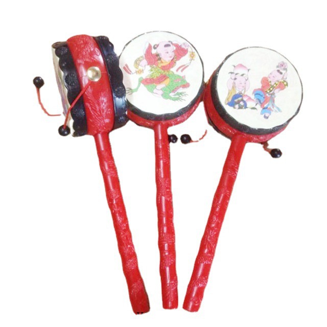 Instrumentos musicales para niños juguetes para bebés tambores de ondas pequeños bebés tambores de timbre juguetes de timbre al por mayor regalos fuente