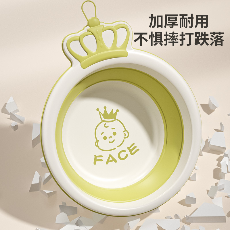 lavabo plegable para niños lavabo portátil para recién nacidos lavabo de plástico espeso lavabo para bebés domésticos lavabo pequeño