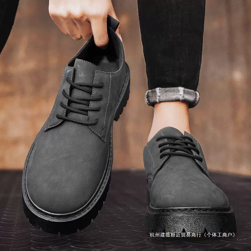 Martens, демисезонная обувь для кожаных ботинок в английском стиле, классическая куртка с высокой низкой посадкой для отдыха, обувь в британском стиле