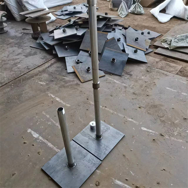 Ferrocarril     Placa de observación de asentamiento de subsuelo para accesorios de placa de asentamiento