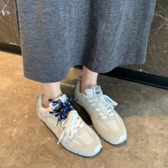 Vintage Tie-Dye Versatile Breathable Casual Sports Training Ah-Gong Shoes for Women 2024 New Arrival