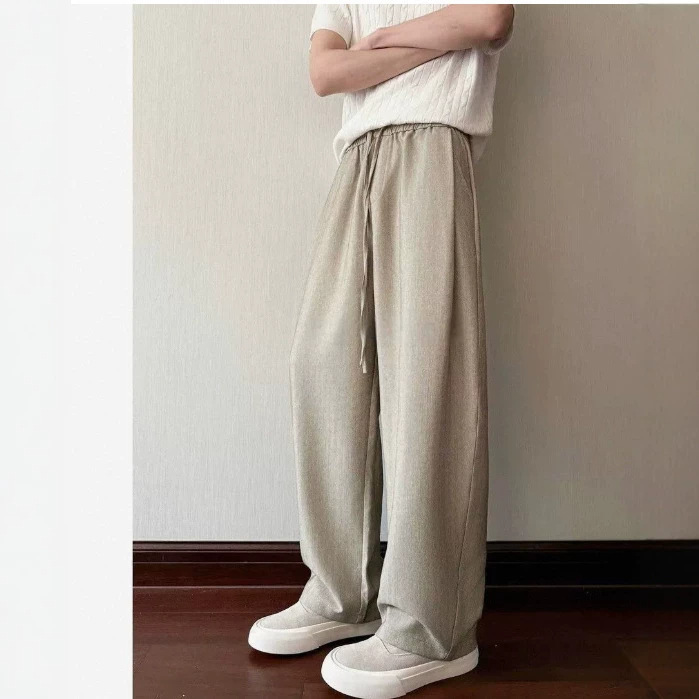 High-Quality First-Release Luxury Spring Stylish and Comfortable Men's Casual Pants, Fashionable and Unique Men's Straight-Leg Pants
