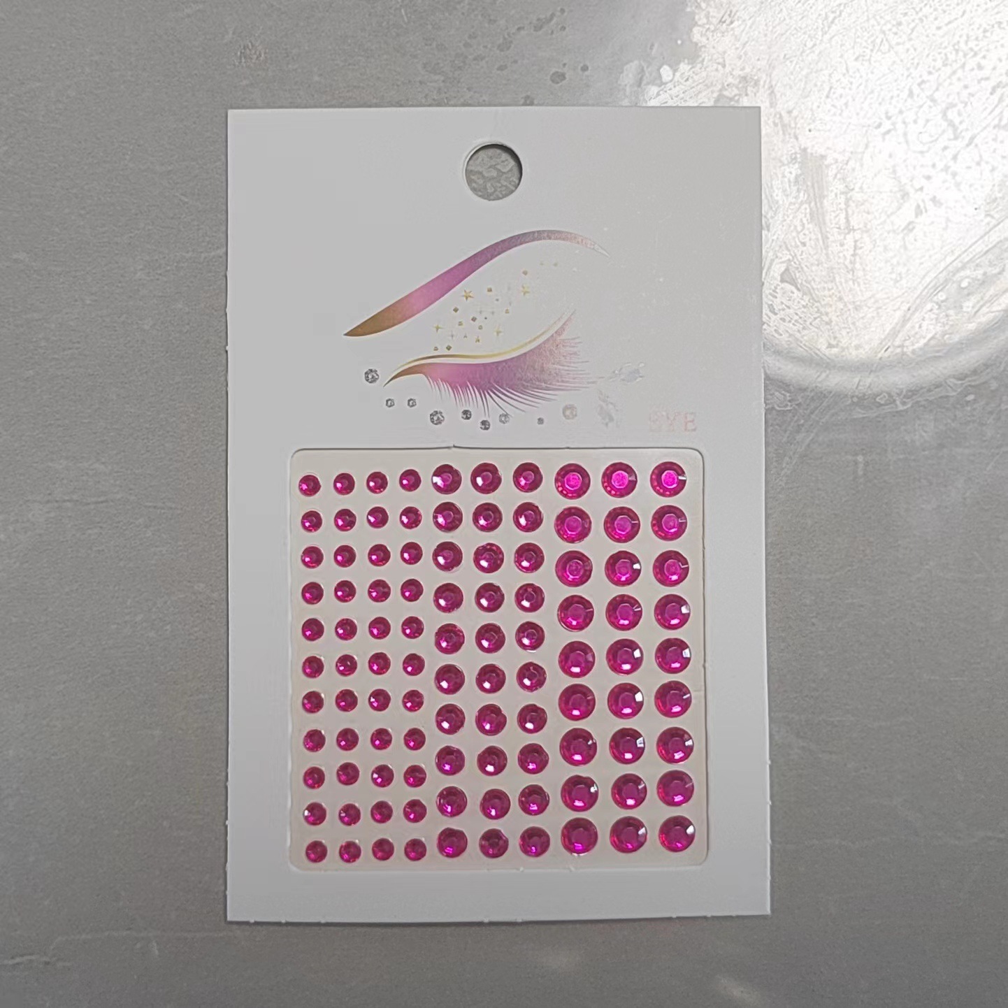 작은 흰색 카드 #8 장미 드릴