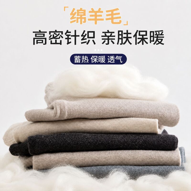 Thin wool pants for men and women, thermal pants for middle-aged and elderly, Merino slim-fit leggings, high-waisted, close-fitting, for autumn and winter Thin wool pants for men and women, thermal pants for middle-aged and elderly, Merino slim-fit leggings, high-waisted, close-fitting, for autumn and winter