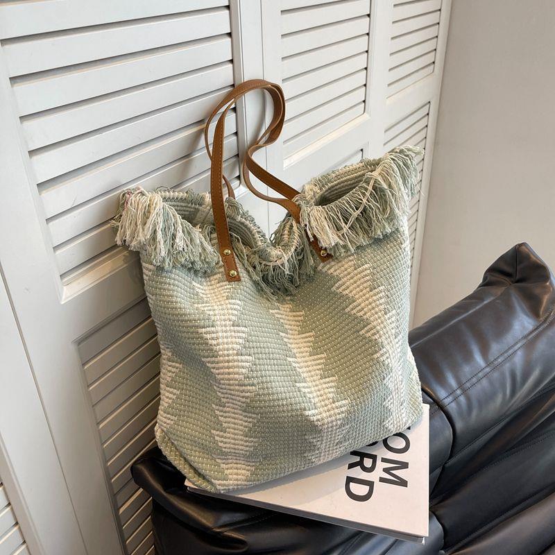 Bolso de Hombro para Mujer de Gran Capacidad en Lona