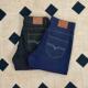 Men's Denim Shorts Straight Loose Summer Thin American Retro Trendy Brand Mid-Length Casual Pants for Middle-Aged Men