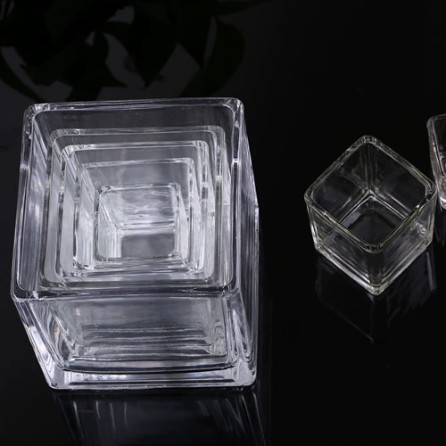 Прямая работа с фабрики гидропонное стекло квадратный цилиндр спецификации полная ваза для цветов квадратный подсвечник цветочный горшок оптом