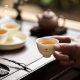 Sitao Zhai Handwritten Small Tea Cup Simple White Porcelain Tea Cup Household Ceramic Master Cup Kung Fu Tea Set Tea Cup Wholesale