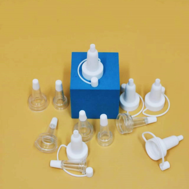 现货13牙20牙透明喇叭头西林瓶喇叭头安瓶滴管头