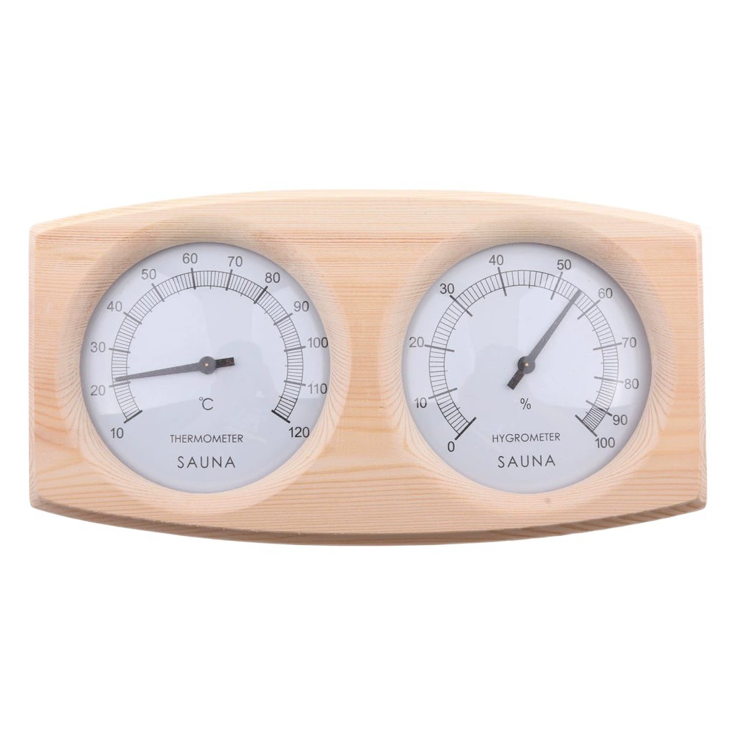 Трансграничная специальная коробка для испарения пота аксессуары деревянный термометр для сауны Измеритель температуры и влажности сауны
