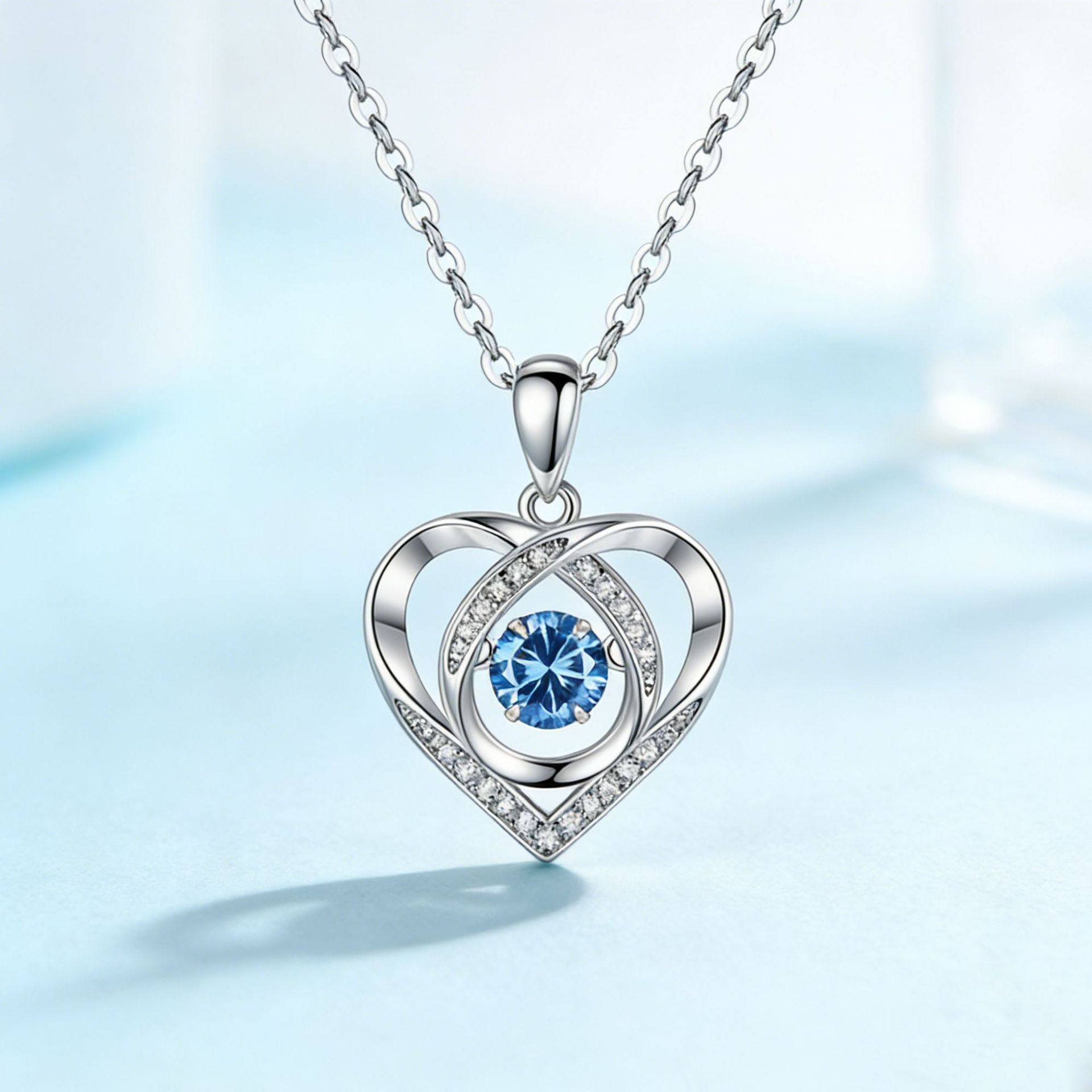 925 plata esterlina pulsante collar de corazón para mujeres otoño invierno versátil nicho de alta calidad 2025 colgante de amor cadena clavícula