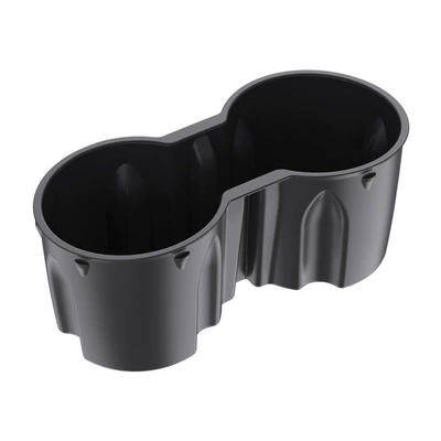 Suitable for Tesla model3y door cup holder ya accessories storage box car cup holder artifact interior Y modification (Car cup holder/beverage holder) - black