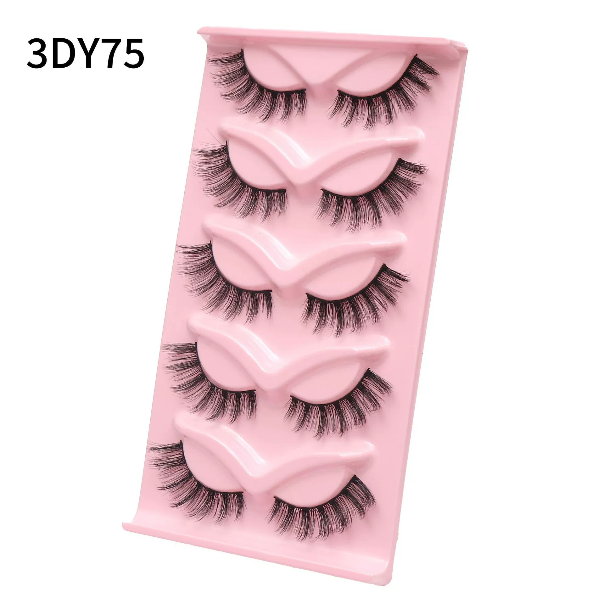 False Eyelashes Cat-Eye 3D, European Style, Assorted Styles (Multiple Specifications)