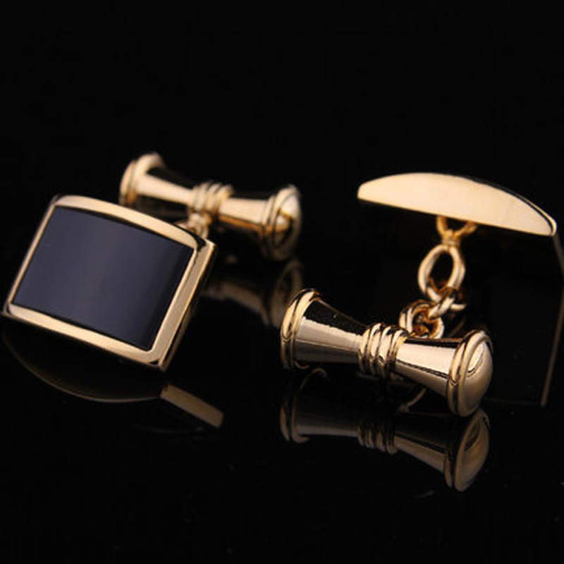 -Elegant Shell Chain Cufflinks-French Shirt Cuff Men's White Shell Cufflinks Cuff Studs