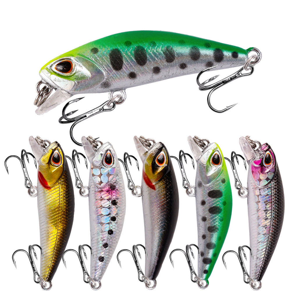 Sinking Minnow Lures Deep Diving Minnow Baits Hard Baits Bass Trout Fresh Water Fishing Lure