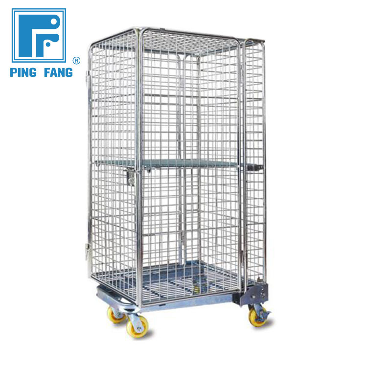 物流搬运车 仓储理货仓库移动物料折叠 物流台车