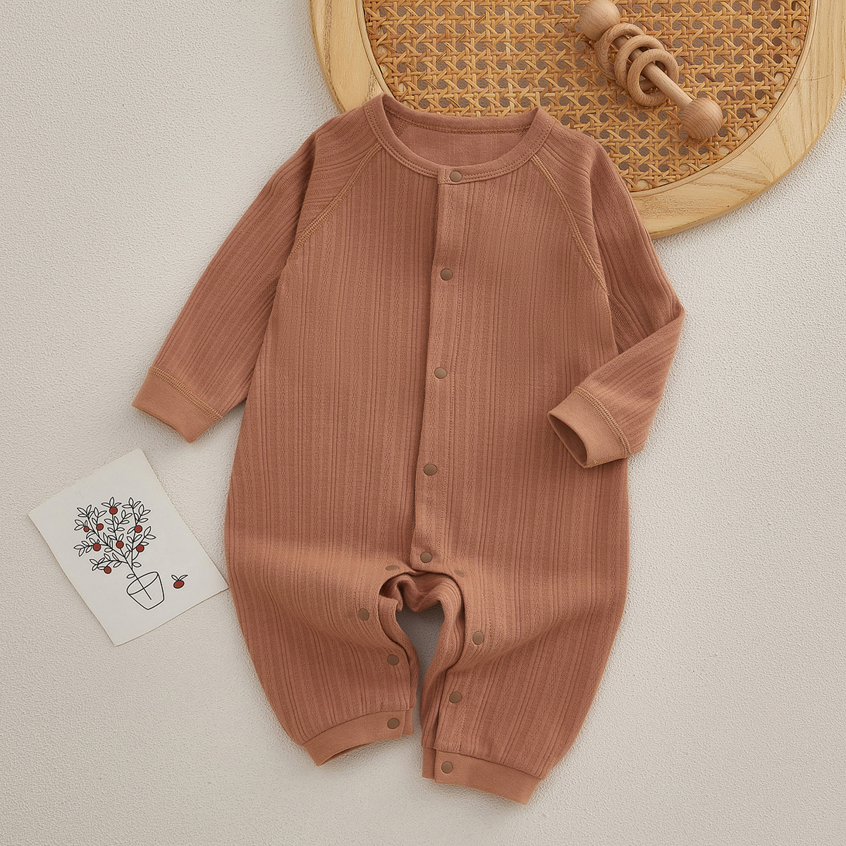 Ropa de bebés recién nacidos, traje de bebé, traje de otoño, abrigo de algodón recién nacido, ropa de escalada para hombres y mujeres, abrigo de manga larga de cuatro estaciones image 7