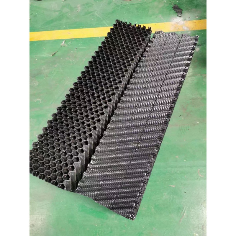 冷却塔斜波点波填充物收双曲线淋水片水器塔多波工业蜂窝波S填料