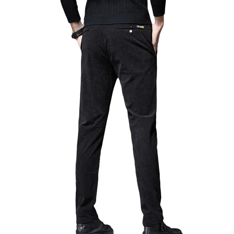 2023 nuevo otoño y invierno grueso pantalones de calzado casuales calentamiento universal transfronterizo de moda pantalones de tendencia