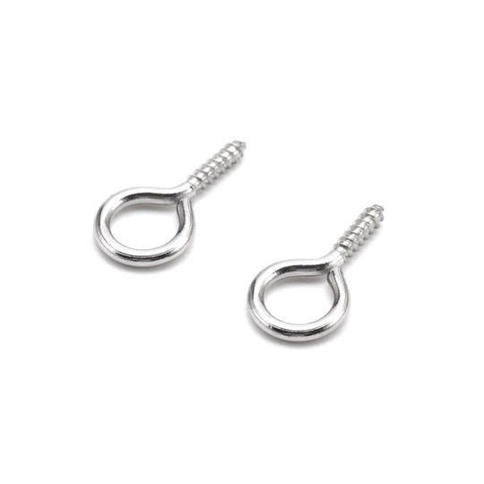 Spot supply 316 stainless steel sheep's eye needle sheep's eye gold-plated screw ring small diya beaded jewelry accessories