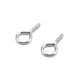 Spot supply 316 stainless steel sheep's eye needle sheep's eye gold-plated screw ring small diya beaded jewelry accessories