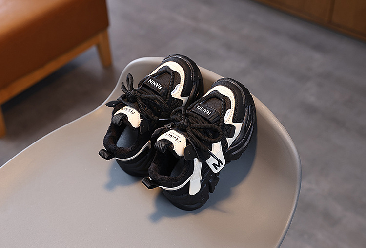 Robuste Leder Sneaker Für Kinder Mit Rutschfester Laufsohle_voghion.com