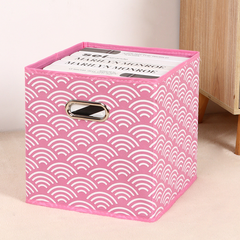 Amazon descubierto caja de almacenamiento de juguete cesta plegable caja de almacenamiento cajón armario caja de almacenamiento al por mayor