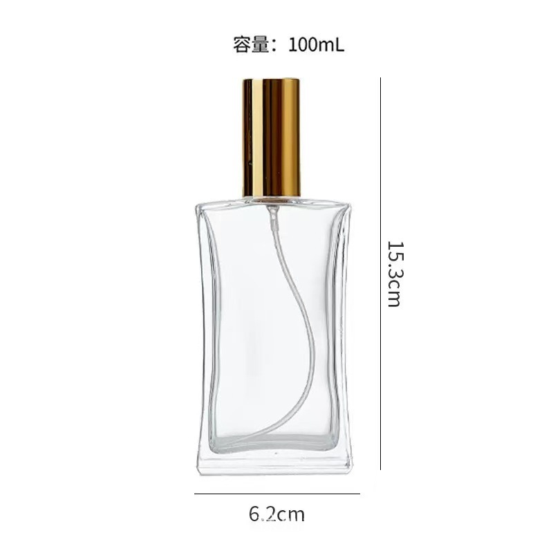 100ml 18 botella de perfume con boca de tornillo 18; modelo de imagen; vidrio