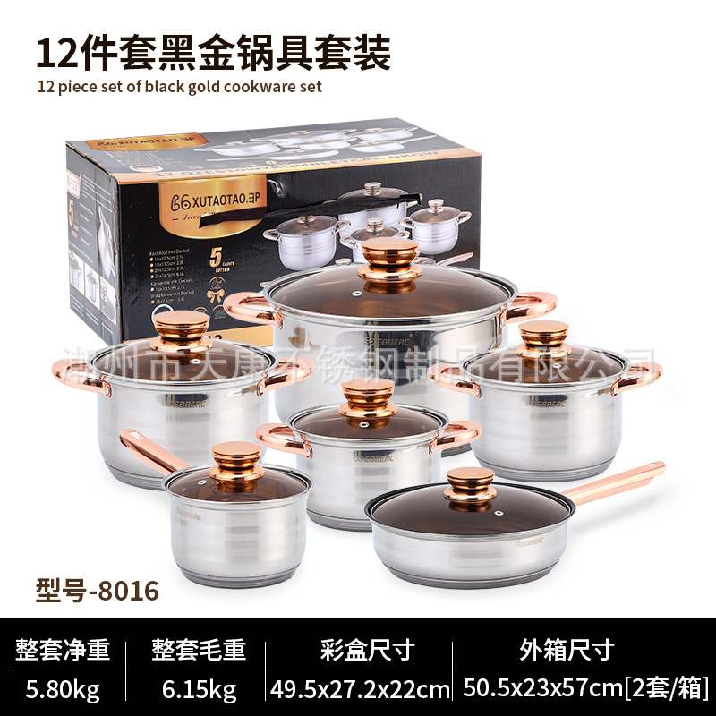 Transfronterizos 12 piezas cocina