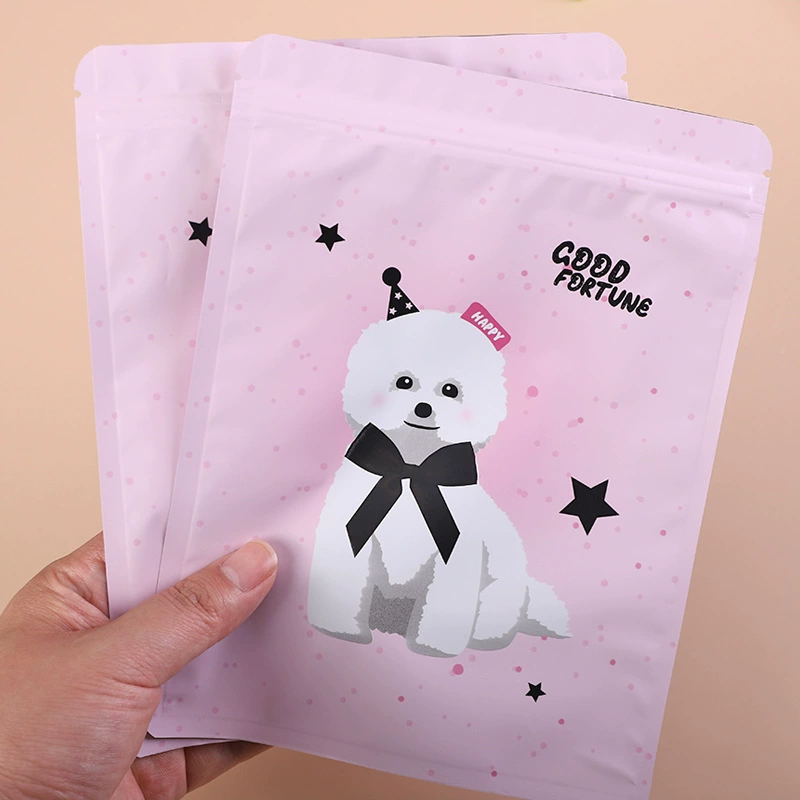 Свежая милая собака толстая алюминиевая пленка для закусок конфеты сумка DIY ручной слепой коробки подарок пресс-герметичная сумка