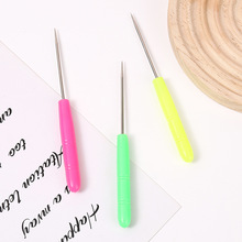 小号塑料柄锥子手工diy皮革打孔钻鞋工具挑线尖锥千枚通锥子批发