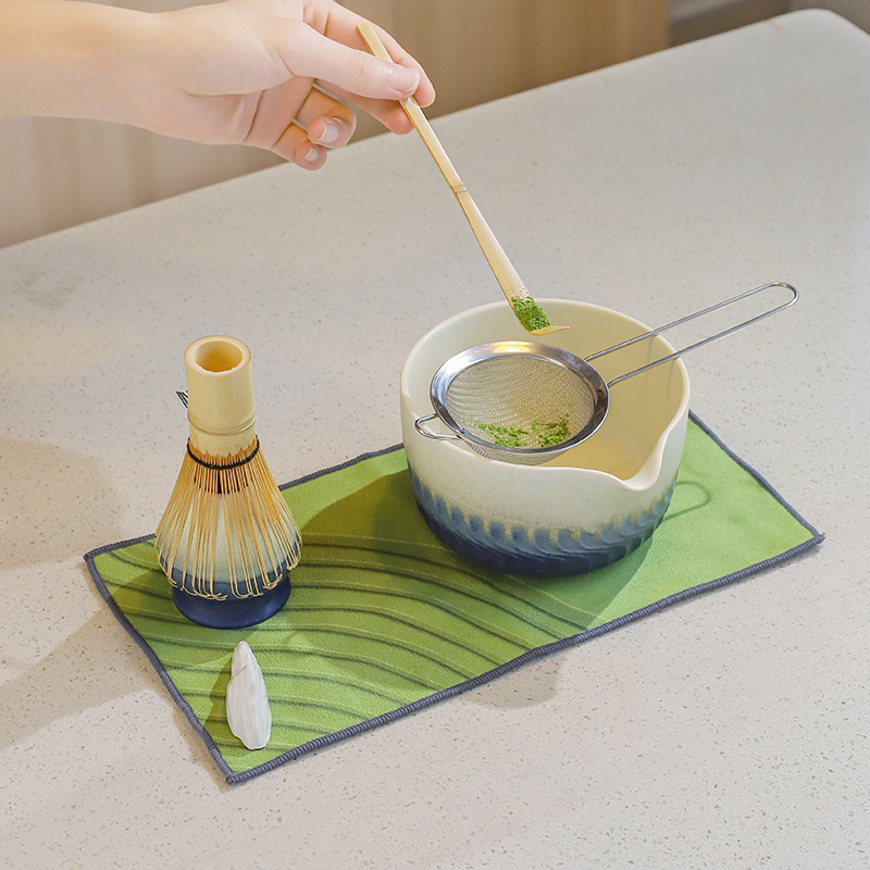 抹茶泡立て器セット リチュアル抹茶セット スタンド茶筅 百本立 朝食ラテ作り 7点セット|undefined