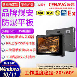 W80Y四核处理器8寸win11系统酷睿i7工业多重加固防爆三防平板电脑