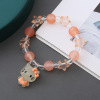 Cartoon beaded bracelet for elementary school students, strawberry, wholesale