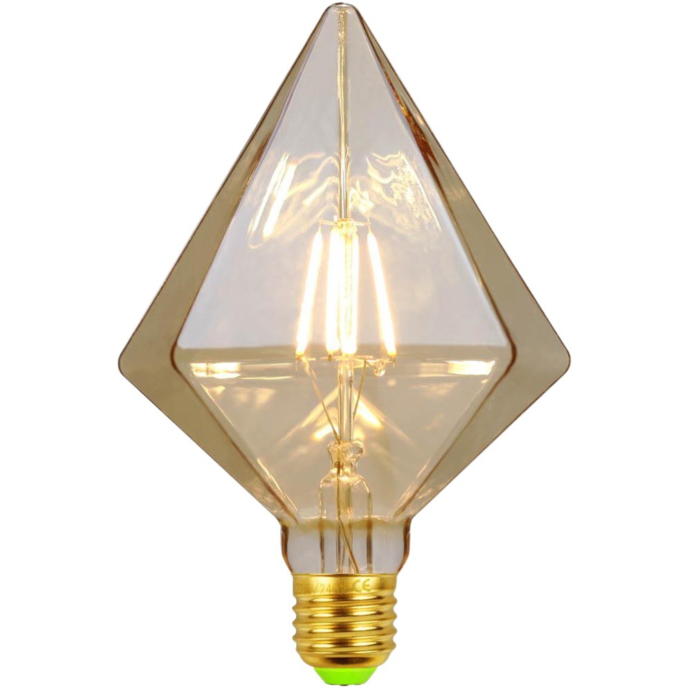 Amazon bombilla transfronteriza Internet celebridad retro lámpara en forma de bombilla piña diamante puntiagudo diamante estrella de cinco puntas de TWA Punta de calabaza