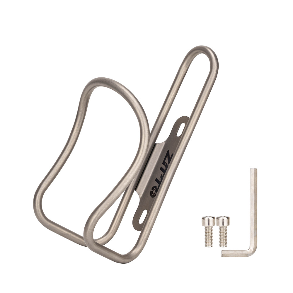 ZTTO aleación de titanio soporte de hervidor carretera bicicleta de montaña soporte de copa de agua tubo de titanio hueco accesorios de conducción de alta resistencia