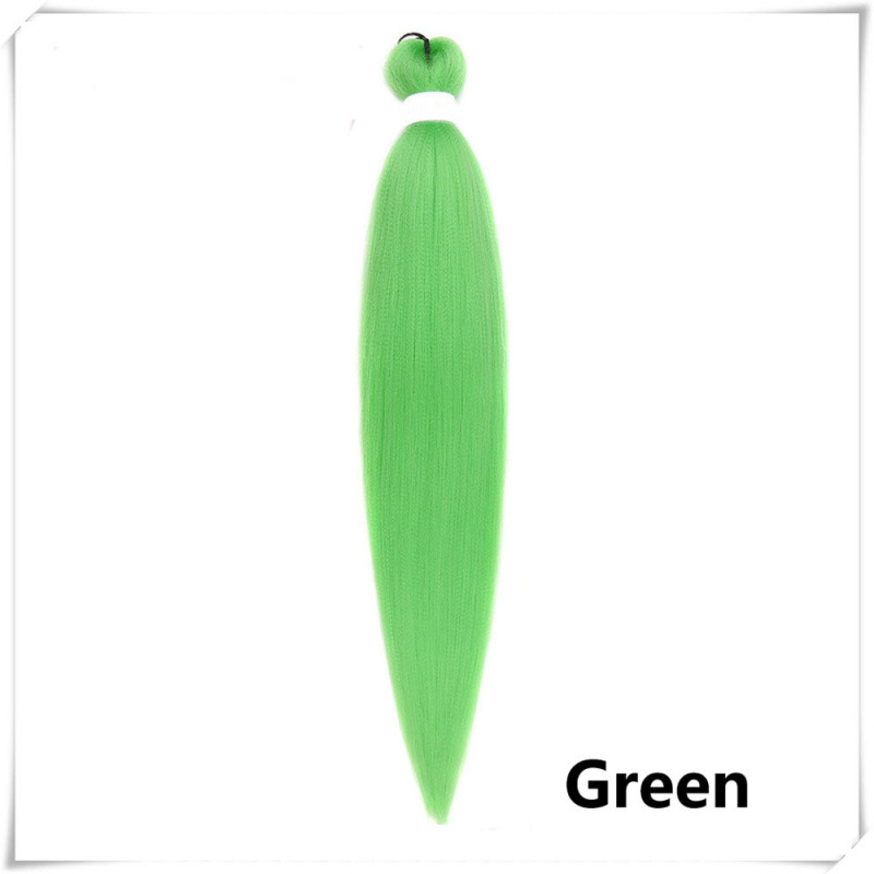 Fijo de baja temperatura de agua caliente FR Easy Braid Fibra química Trenza sucia Multicolor Negro Pechón suave y esponjoso