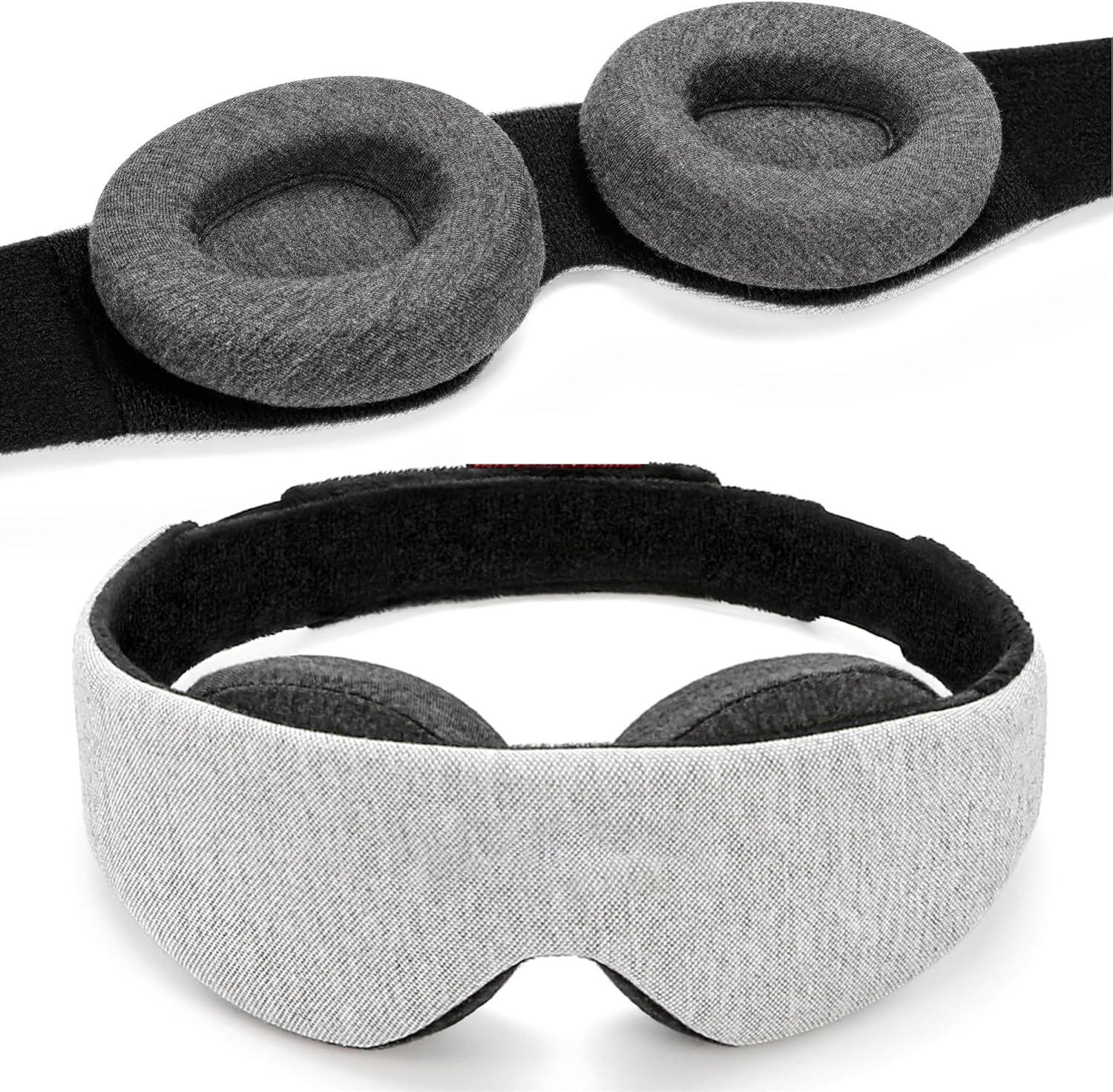 Máscara de sueño con copa de ojos desmontable Amazon Manta Sleep Mask ajustable máscara de ojos
